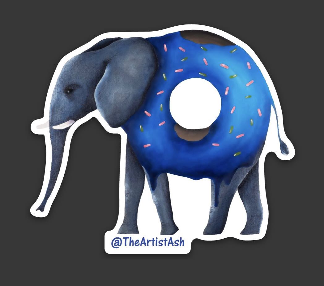 Elephant Sticker