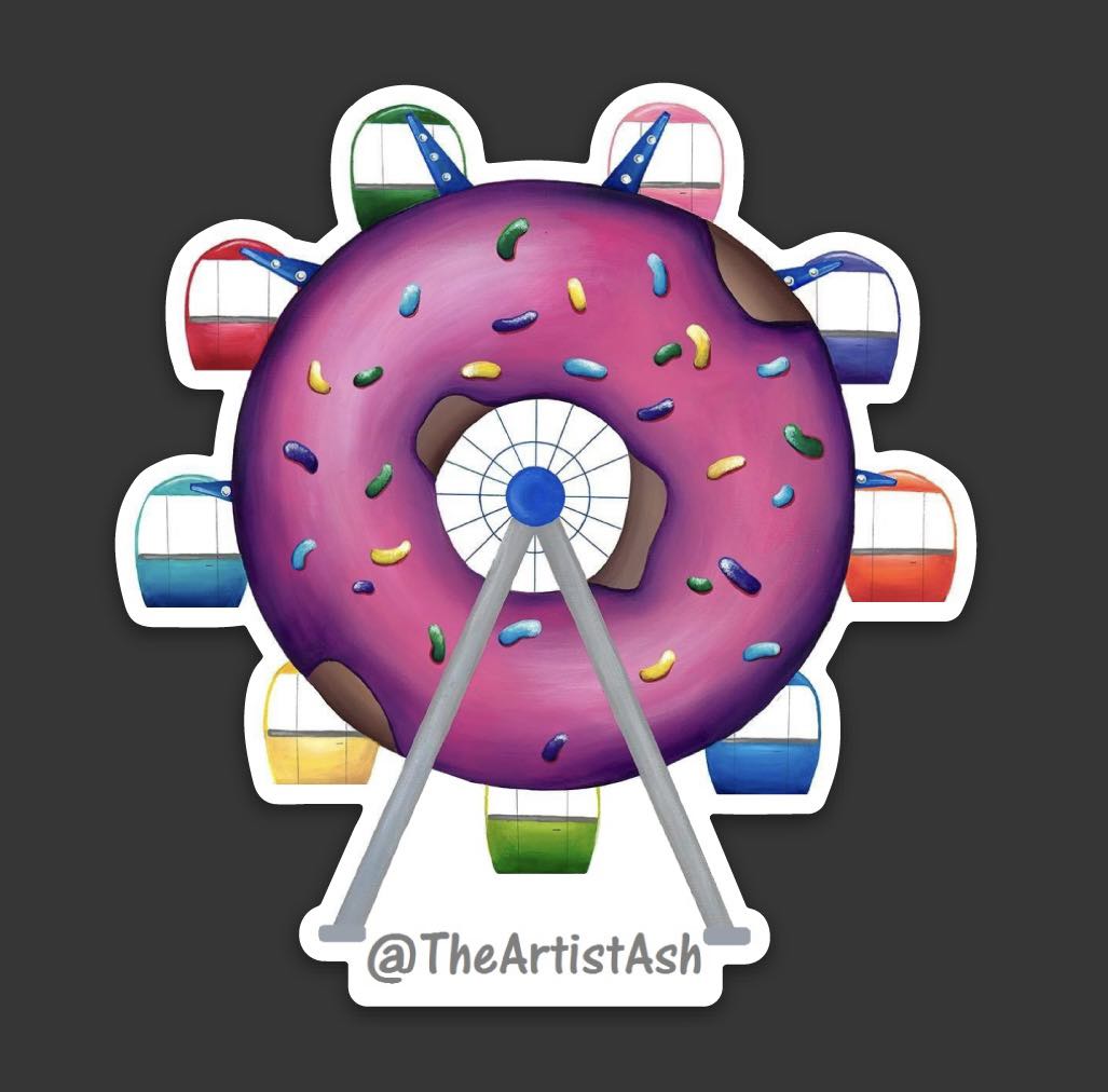 Ferris Wheel Sticker