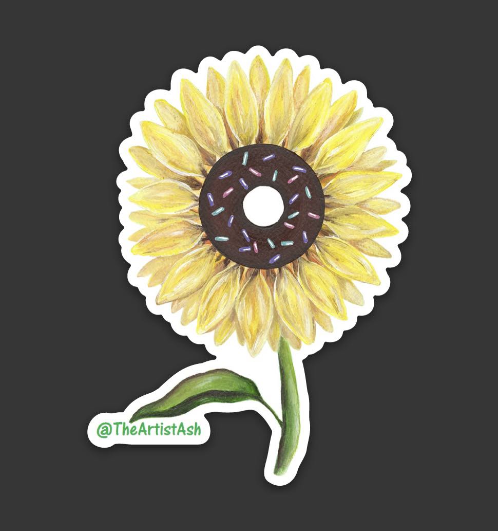 Sunflower Sticker
