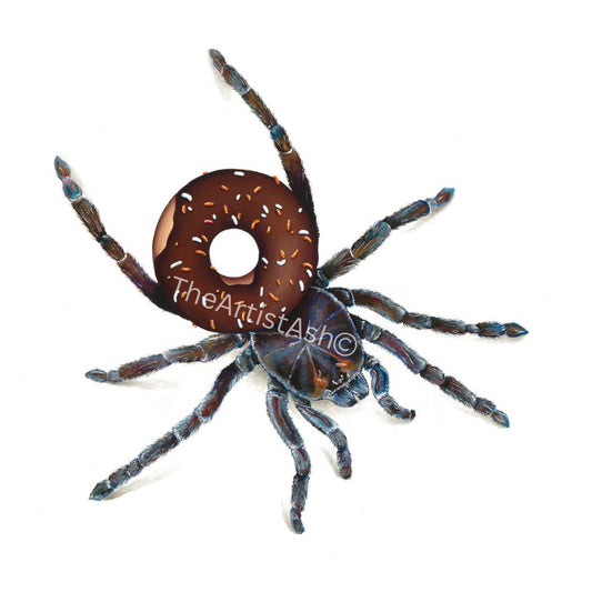 Spider Donut Print
