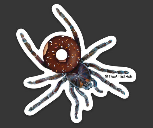 Spider Donut Sticker